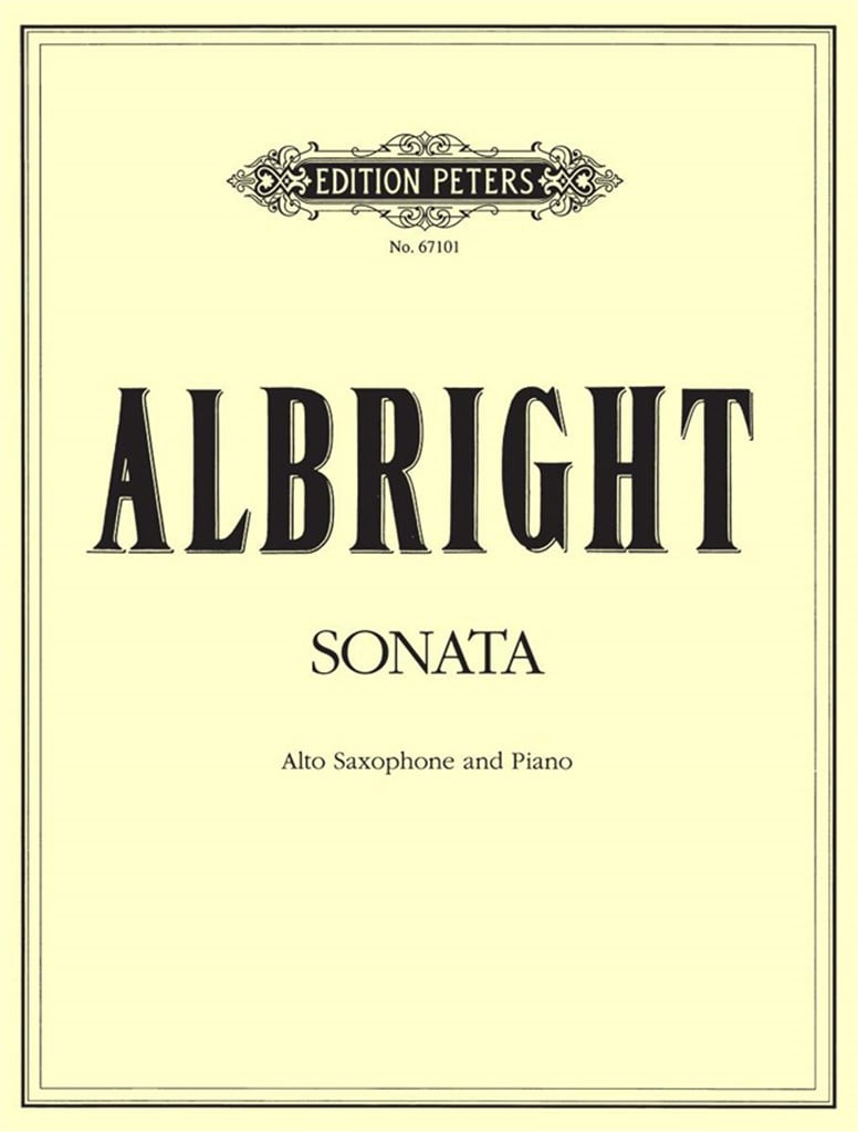 Sonata for Alto Saxophone and Piano